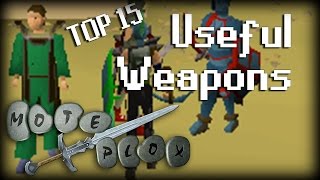 Top 15 Useful Oldschool RuneScape Weapons