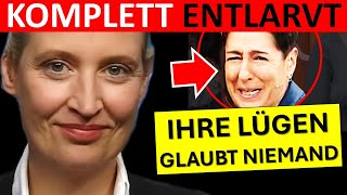 DUNJA HAYALI AM VERZWEIFELN - WEIL ALICE WEIDEL IHRE UNVERSCHÄMTEN SUGGESTIV-FRAGEN EISKALT KONTERT