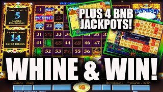 Epic Whine \u0026 Win Comeback Plus 4 Caveman KENO JACKPOTS!