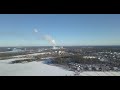 a sunny day in lappeenranta from the height