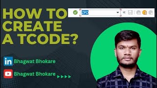 How to create Tcode in SAP ABAP ? | Create Transaction Code | By Bhagwat Bhokare