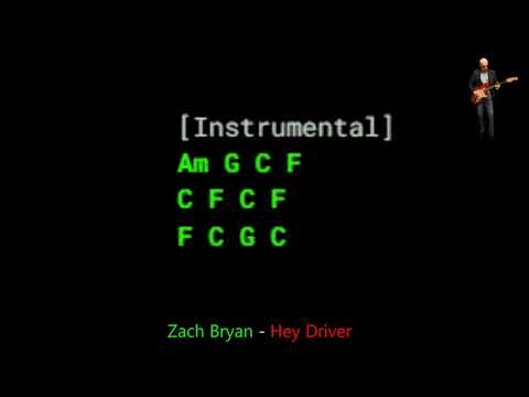 Zach Bryan - Hey Driver , Ft. The War And Treaty - Lyrics Chords Vocals ...