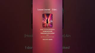 Lessons Learned SAbrina G ReDux Final Cut