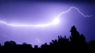 Blitz lightning in Ultra Slow Motion | Unwetter Deutschland Berlin