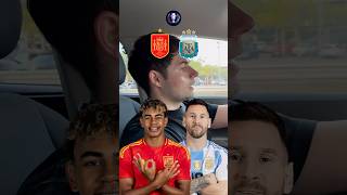 ESPAÑA VS ARGENTINA LA FINALISSIMA #españa #argentina #tiktokfootballacademy #messi #lamineyamal