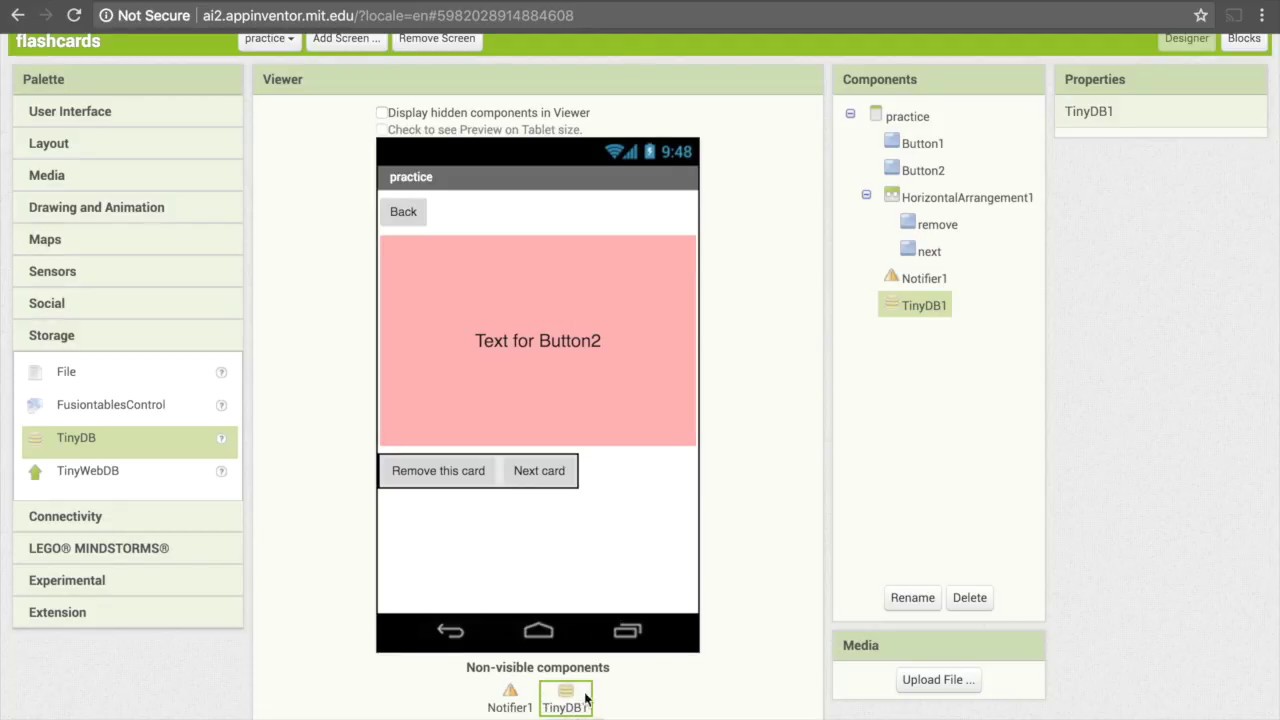 App Inventor Flashcard Tutorial Youtube