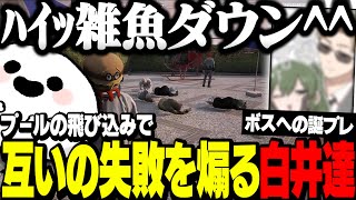 【ストグラ】プールの飛び込みでお互いの失敗を煽りまくる白井達ｗ/MonDへのイラスト誕プレを送る【しろまんた/白井満太/Mondo/千代田ヨウ/エスターク/天草/まいにい/切り抜き/ストグラ切り抜き】