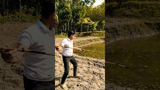 Watch the village boys fishing. Part -375 #fish #fishing #villagefishing