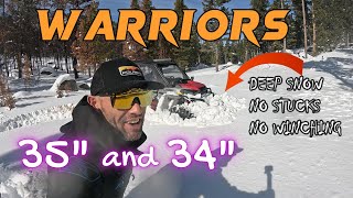 Polaris Rzr on 35 and 34in SUPER ATV WARRIORS