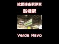 【発車メロディー集】中央総武各駅停車　船橋駅 shorts