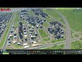 【cities skylines】自給自足型の高密度住宅地で労働者確保！ 15 公共交通機関禁止の渋滞対策街づくり【シティーズスカイライン pc 実況 攻略】