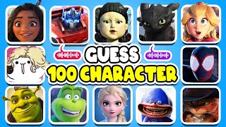 GUESS MEME \u0026 CHARACTER BY SONG🎶  | Netflix, Disney, Spider Man, Sonic 2, Puss In Boots Quiz