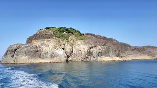 沖合いに浮かぶ島で山陰のタルカゴ釣り