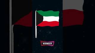 KUWAIT- National flag.