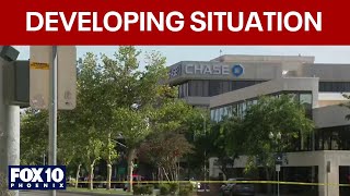 Hostage freed, others remain inside downtown Bakersfield bank | FOX 10 Phoenix