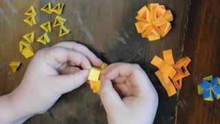 Making an Icosahedron: Geometric Origami