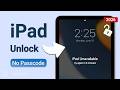 Forgot iPad Passcode? How to Unlock Any iPad without Password | 2026 Newest | 3 Ways