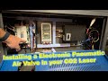 CO2 Laser Air Assist - Installing Electronic Pneumatic Valve