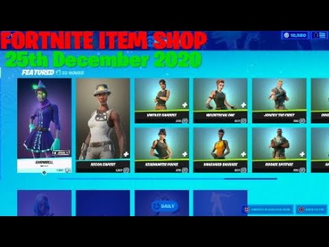 FORTNITE ITEM SHOP [25th December 2020] - YouTube