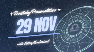 29 November Zodiac Horoscope: Birthday Personality & Traits Revealed