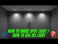 How to make spot light / how to use ies light in sketchup l vray