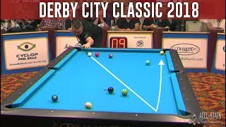 TOP 10 BEST SHOTS! Derby City Classic 2018 (9-ball Pool) by Chris Melling