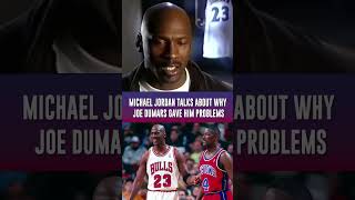 Michael Jordan gives Joe Dumars praise for defending him well #detroitpistons #michaeljordan #bulls