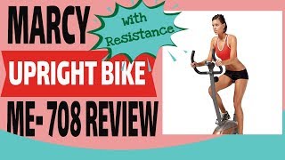 Marcy Upright Exercise Bike With Resistance Me 708 Review 2021 - The Marcy Me-708 Upright Bike