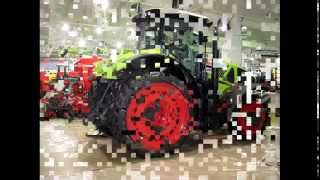 Claas Axion. The twin system  for 450 and 700 mm row spacing