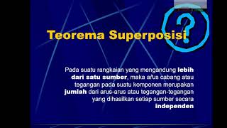 Rangkaian Listrik - Teorema Superposisi Bagian 1