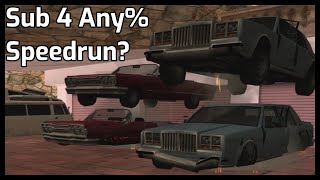 Sub 4 Any% Speedrun? | GTA:SA Any% PB