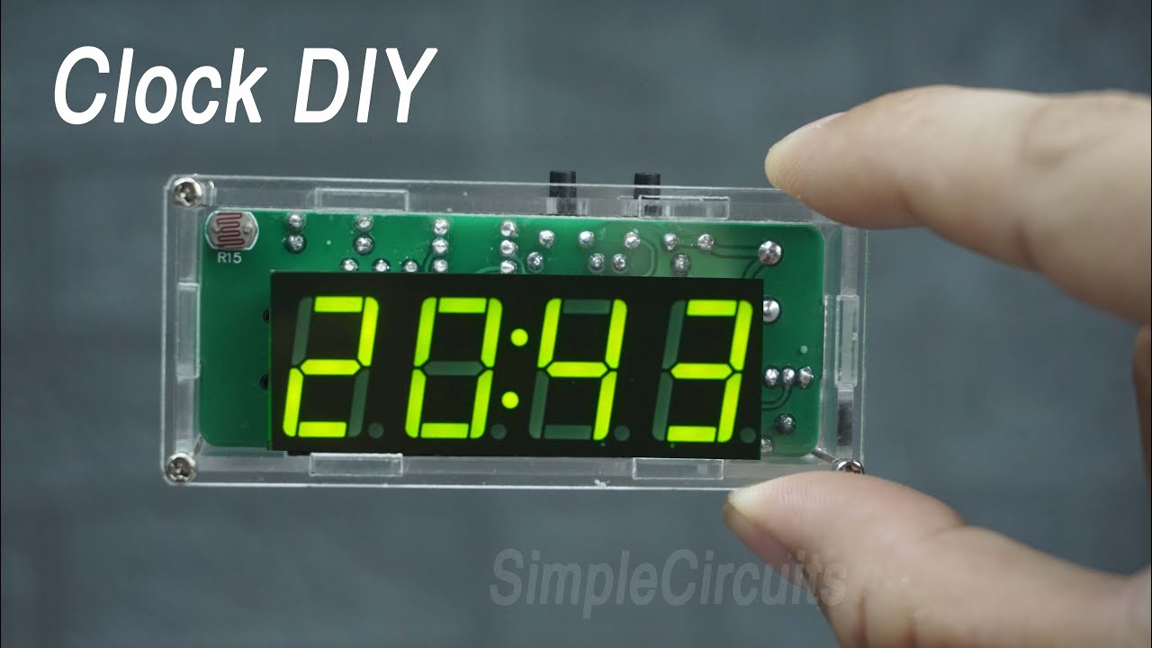 Digital Clock Diy Kit Project Icstationâ Simple Tech Youtube