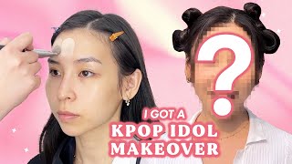 K-pop makeup artist does my makeup