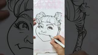 常識を覆す 似顔絵の描き方レクチャー | 渡辺直美 #Shorts