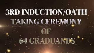 OCCASION OF ESUT 3RD INDUCTION/OATH TAKING CEREMONY OF 64 PHARMACY GRADUANDS