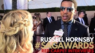 Russell Hornsby #Fences interviewed on the 23rd Screen Actors Guild Awards Red Carpet #SAGAwards