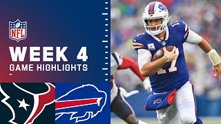 Texans vs. Bills Week 4 Highlights | NFL 2021