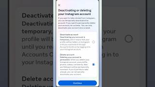 Delete Instagram Account on Android \u0026 iPhone! #shorts