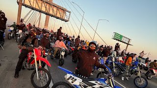 MLK rideout 2025 LA ‼️‼️Dirtbikes take over LA