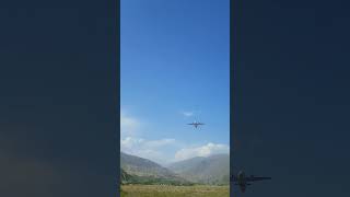 Flight over mountains of Hindukush, Chitral