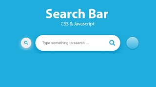 Search Bar Using Html CSS & javascript | Animated Search Box