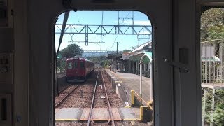 2018年９月19日　養老鉄道　養老駅→美濃高田駅　後方展望