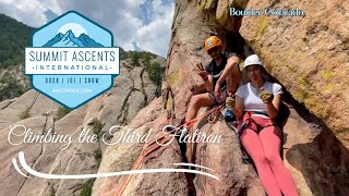 Climbing the Third Flatiron in Boulder, Colorado