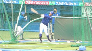 梶谷みたいなスイングで、バンバンスタンドに放り込む梶原昂希 横浜DeNAベイスターズ 2022/8/12