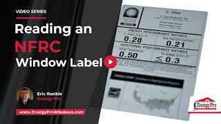 How to Read an NFRC Window Label | Energy Pro