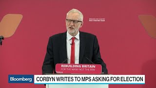 U.K. Labour Leader Corbyn Plans Caretaker Government to Block No-Deal Brexit