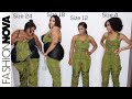 SIZE 4 vs 12 vs 18 vs 24 TRY ON SAME FASHIONNOVA OUTFITS