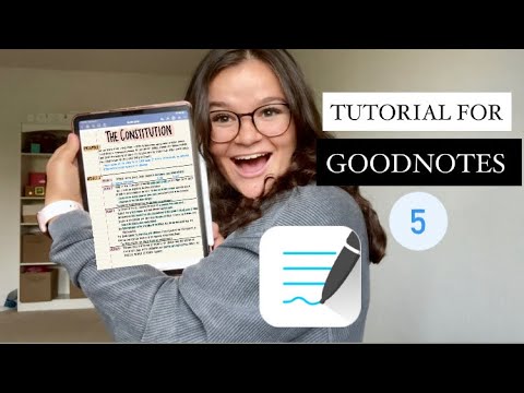 Goodnotes 5 Tutorial Youtube