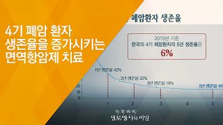 4기 폐암 환자 생존율을 증가시키는 면역항암제 치료 - (20180808_658회 방송) 암과의 전쟁, 면역항암제의 도전