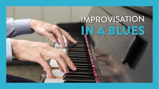 Improvisation in A Blues - Piano Lesson 120 - Hoffman Academy